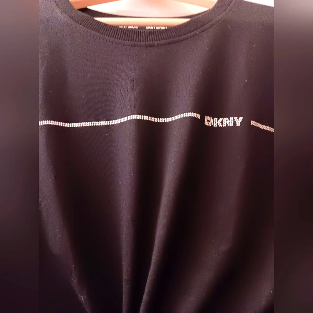 Calvin Klein Rhinestone Shirt Sport Black Size L - Picture 12 of 14